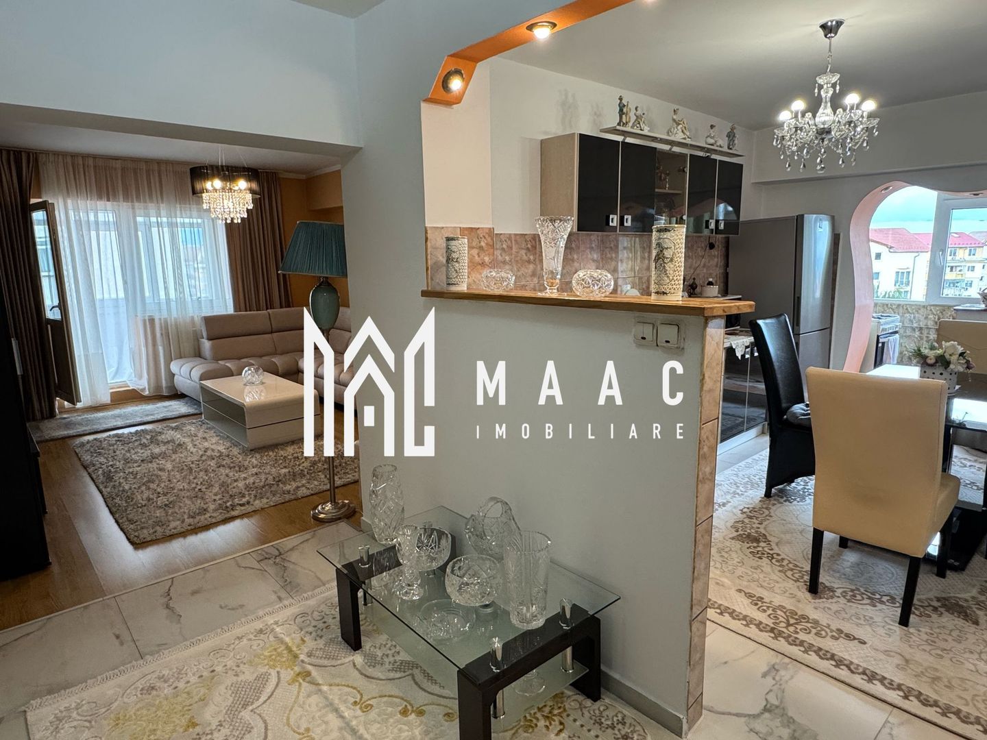 Apartament 4 camere 4 balcoane | Utilat Mobilat | Turnisor - Poză 3