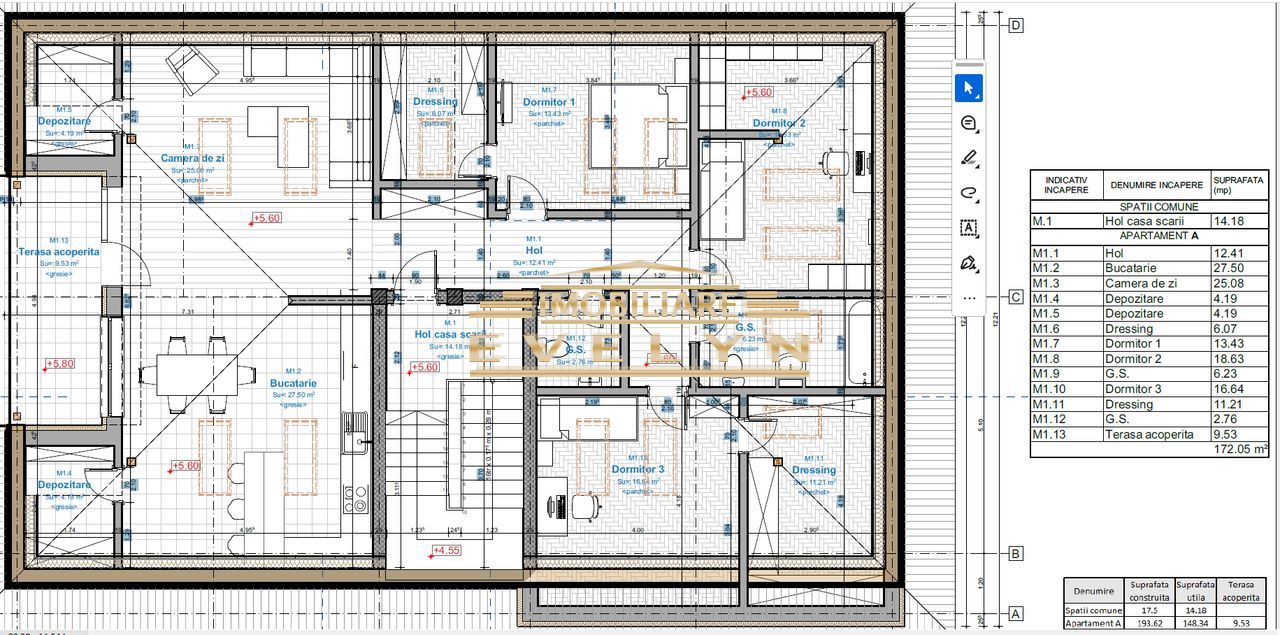 Apartament 3 camere, mansardă bloc nou 2026, zona Lebăda – vedere lac - Poză 1