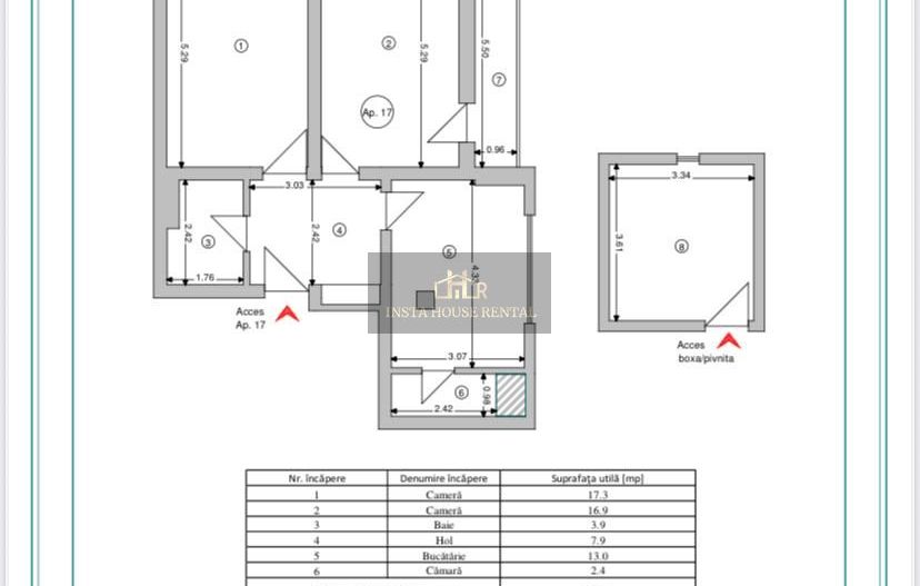 Apartament 67 mp Brasov Vechi PANORAMIC VIEW *IDEAL INVESTITIE* - Schiță 11