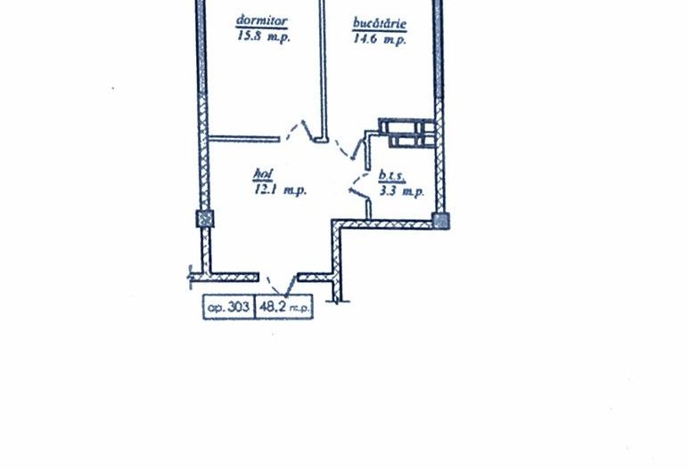 Vânzare, apartament, 1 cameră, str. Nicolae Dimo, Durlești. - Poză 2