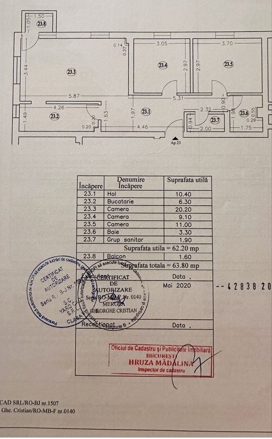 Apartament 3 camere zona Theodor Pallady - Metrou Nicolae Teclu - Poză 9