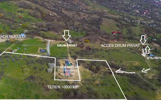 OPORTUNITATE !Teren 1 Hectar Strada Nucului -PRIVELISTE PANORAMICA - Poză 3