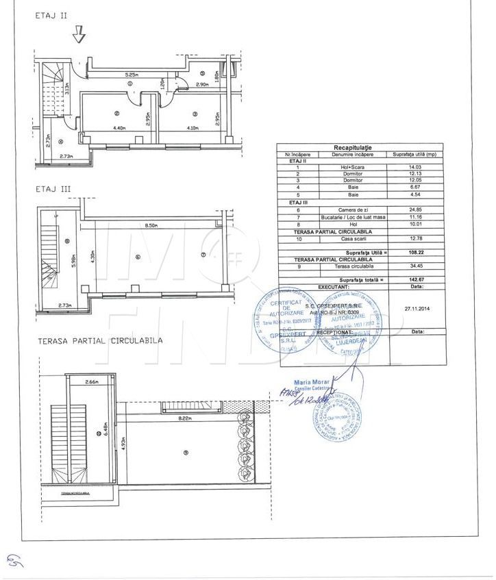 Vanzare Penthouse zona centrala 108 mp , terasa 35 mp - Poză 2