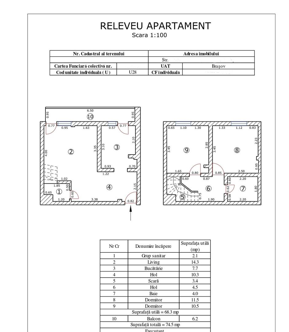 Central str Toamnei- CEC Brasov,3camere mobilat - Poză 20