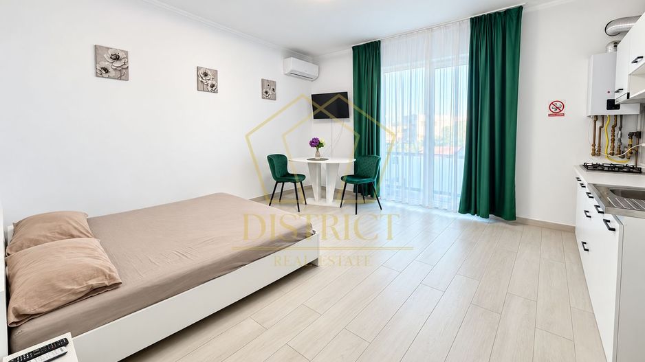 Apartament cu 1 camera mobilat si utilat la parter in Giroc la asfalt. - Poză 1