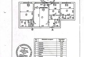 Apartament 3 Camere | Dr.Taberei 81 | Bloc TD3 | Metrou | Comision 0% - Schiță 13
