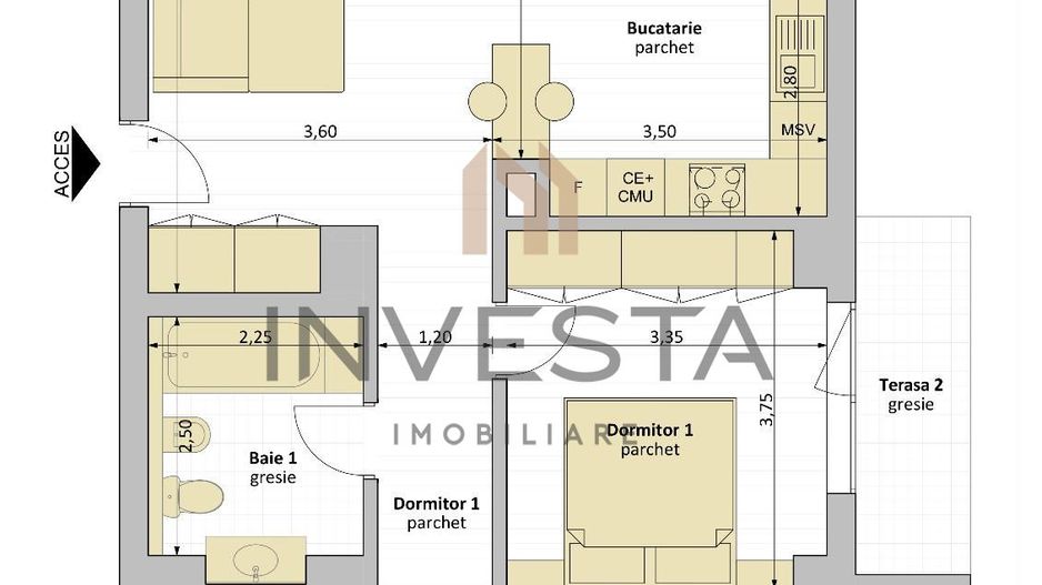 Apartament exclusivist/Zona Iulius Mall - Schiță 10