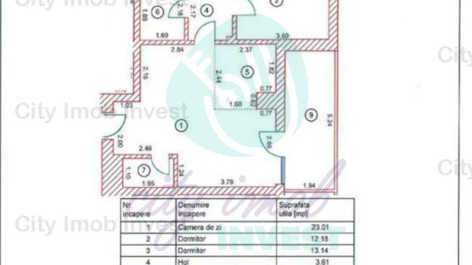 Apartament 3 camere cu două terase – Victoriei - Poză 3