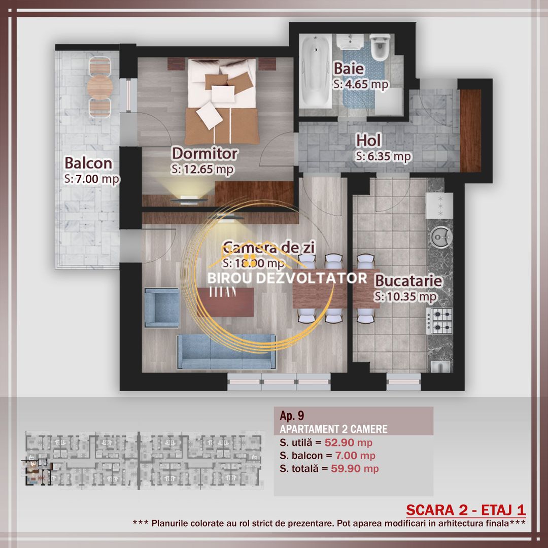 Decomandat Zona verde pallady metrou Teclu Pre promotional TVA 21 - Poză 3