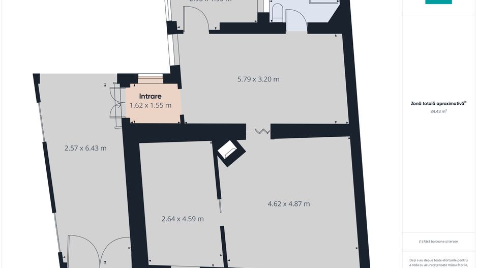 Apartament cu 3 camere ultracentral - Poză 4