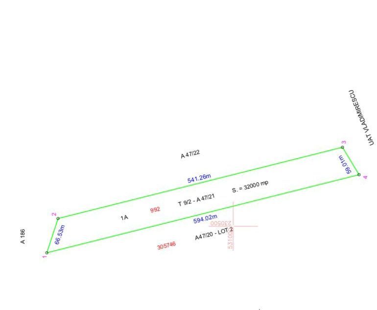 Teren agricol 32.000 mp, deschidere sosea Arad–Siria - Poză 3