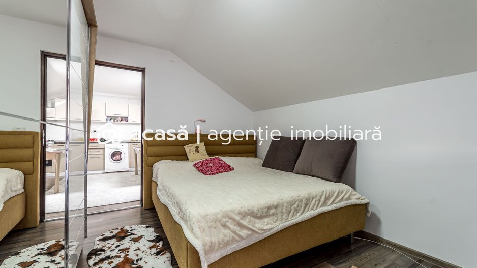 Mansardă cu 2 dormitoare și loc de parcare - 0% COMISION - Poză 2