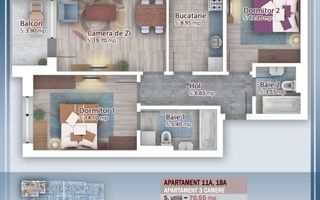 Promo 3 Camere Incalzire prin Pardoseala 2 bai Metrou Teclu - Poză 1