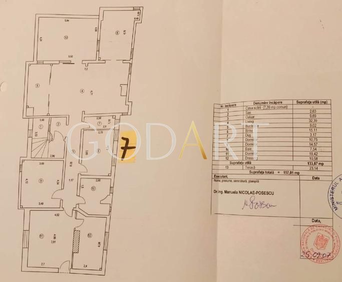 Penthouse cu terasă și vedere către parc | Vilă Art Deco–Bauhaus - Poză 22