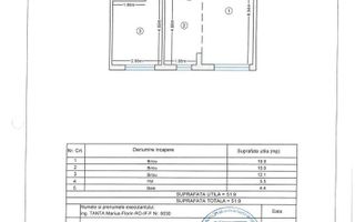 Apartament 2 camere, bloc nou finalizat, Bucuria Residence-Grand Arena - Schiță 13
