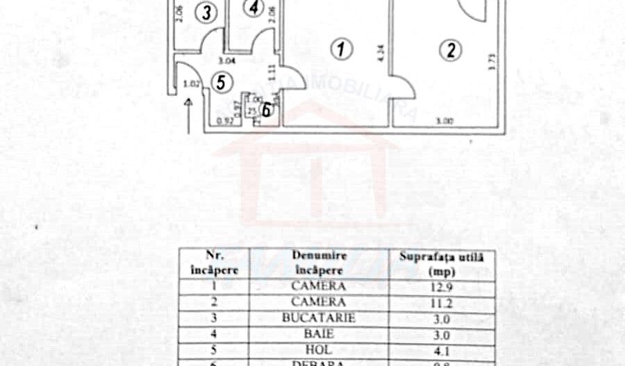 47.900 euro, APARTAMENT doua camere,  Micro19 - Poză 3