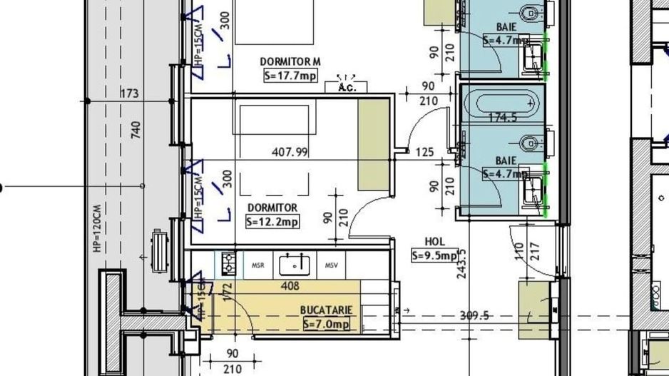 Apartament modern 3 camere I One Cotroceni Park I Acces metrou - Poză 35