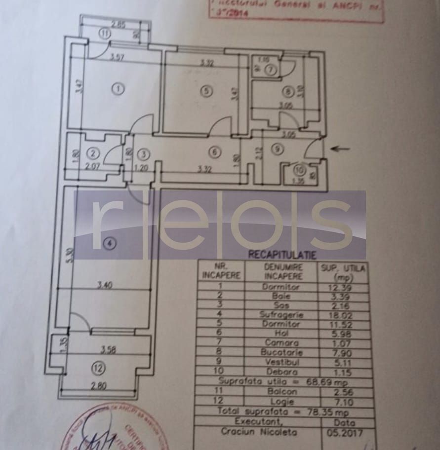 VANZARE 3 CAMERE DECOMANDAT - MIHAI BRAVU- PIATA MUNCII - Poză 7