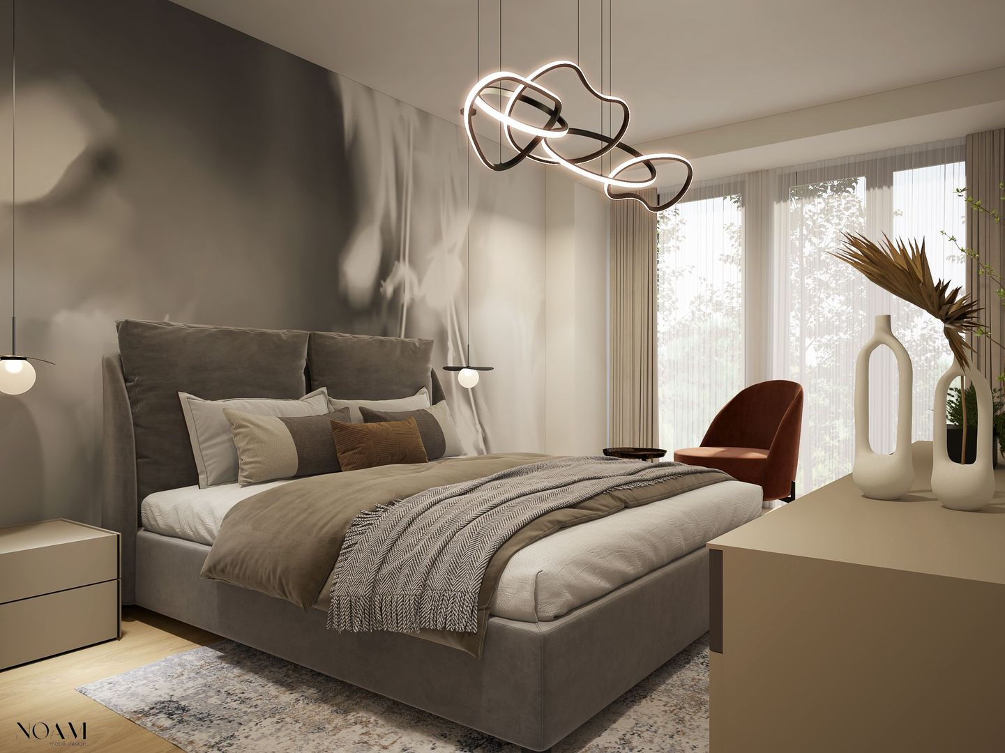 Apartament elegant Dorobanti cu terasa privata si design contemporan - Poză 12