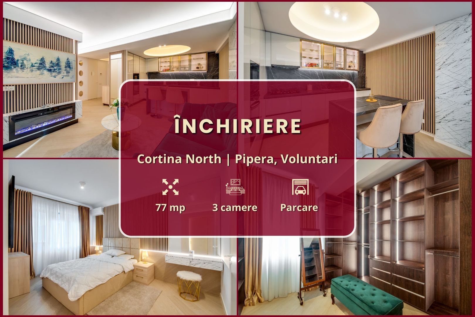 Cortina North || 3 camere || Finisaje de lux || Parcare - Poză 2