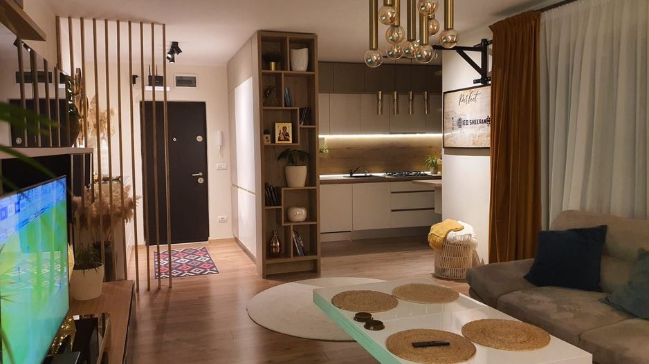 Dumbravita | 2 Camere | 2 Locuri de Parcare | Mobilat si Utilat Modern. - Poză 1