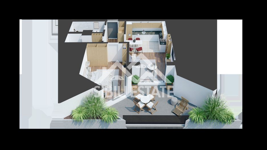 Apartament cu 2  camere-Design avangardist și confort contemporan - Poză 10