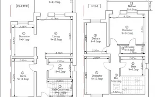 Duplex Dumbravita cu 5 camere | 318 mp teren| Comision 0 - Schiță 23