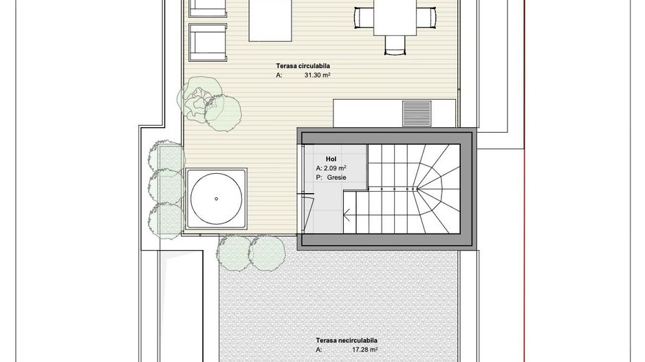 Calea Buziașului | Casă individuală | Carport | Terasă circulabilă - Poză 23