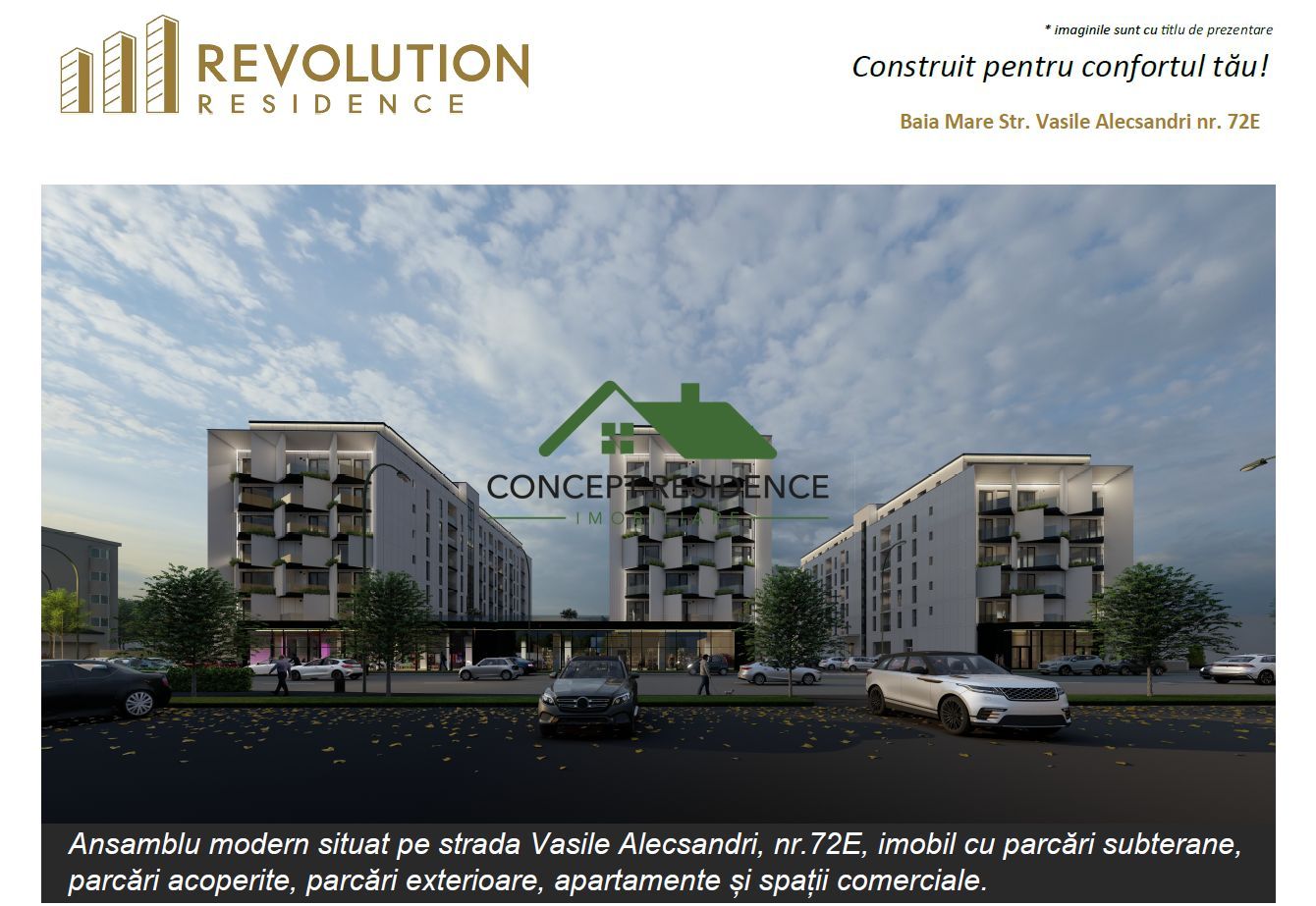 Apartament 1 cameră | 41 mp | Revolution Plaza Tower III - Poză 2