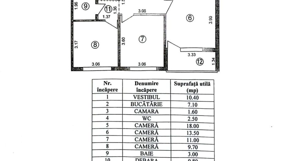 Apartament 4 camere Brancoveanu - Poză 1