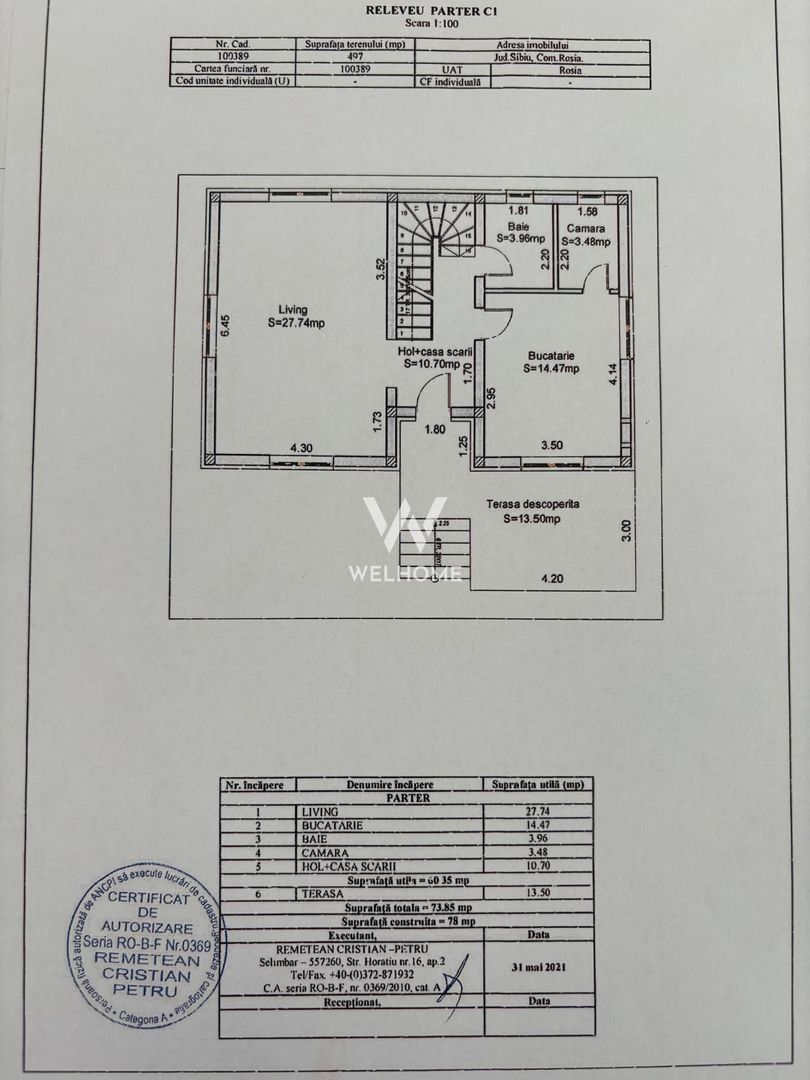 Cauti o Casa  cu  TEREN mare, GARAJ si PIVNITA? - Schiță 17