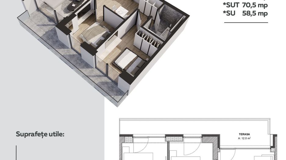 APARTAMENT 3 CAMERE | PROIECT DE TOP | AVIATIEI - Poză 11