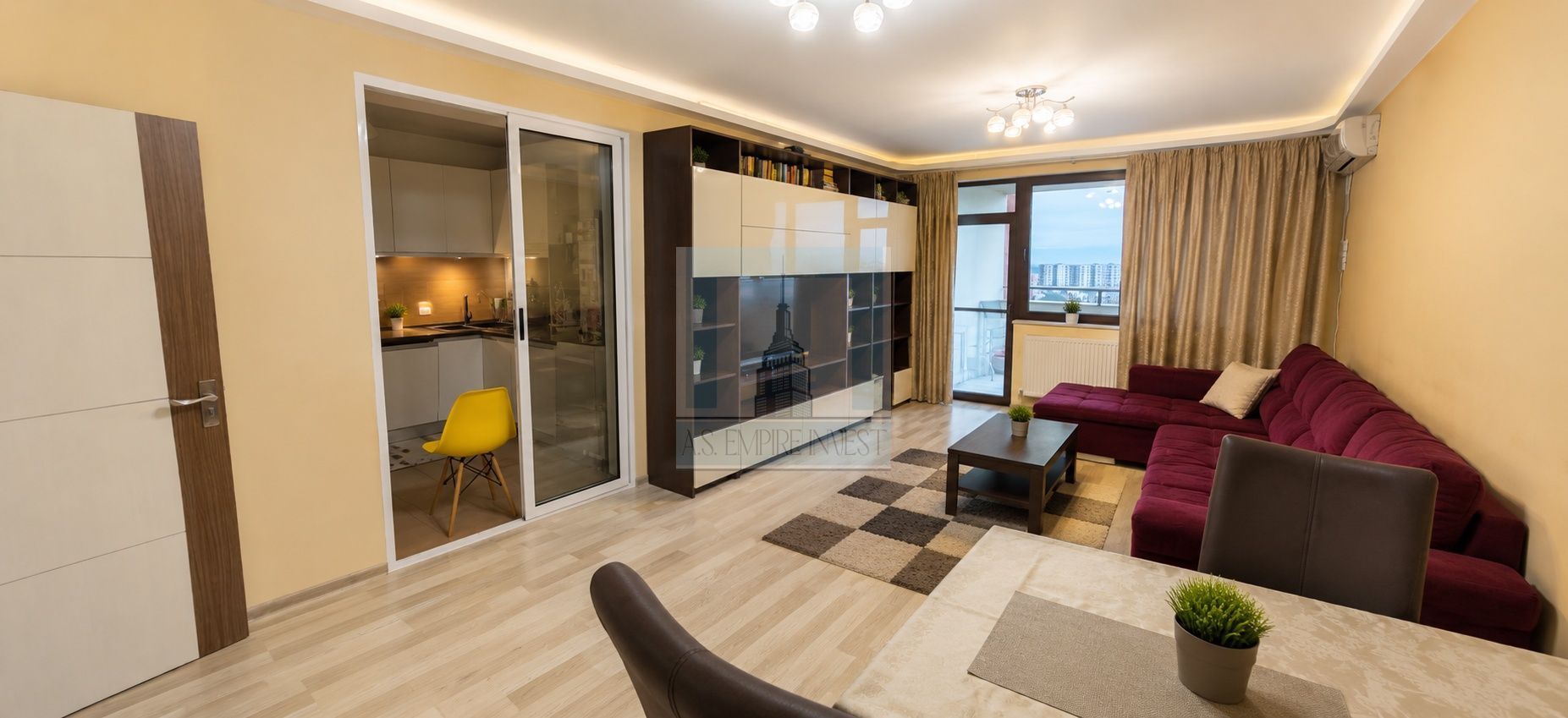 Apartament 2 camere , 2 bai, 94 m utili- zona Tractorul/Isaran - Poză 1