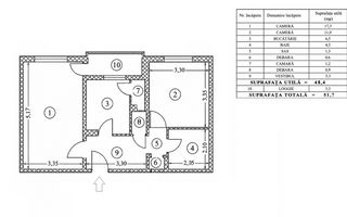 Apartament 2camere 52mp etaj 3 Berceni langa Metrou Aparatorii Patriei - Poză 2