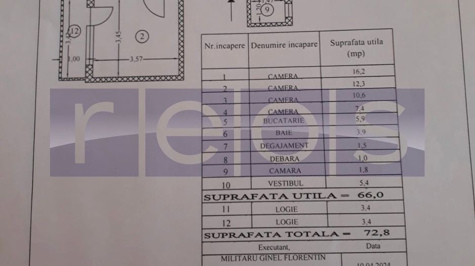 OCAZIE VANZARE APARTAMENT 4 CAMERE | UNIVERSITATE | 73MP - Poză 1