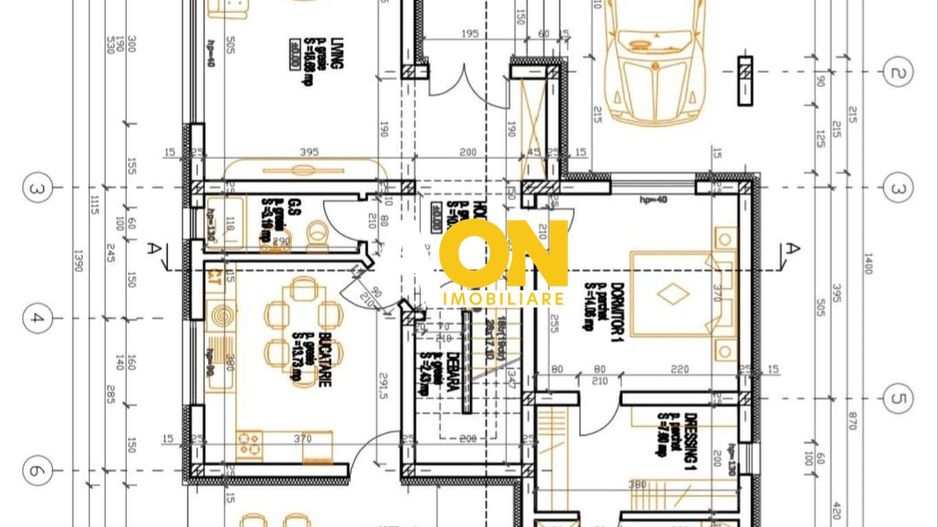 Casă individuală in Cetate, 4 camere, 4 bai, 3 dressing, 500 mp teren - Poză 6