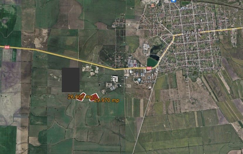 Sacalaz Timiș de vânzare Teren intravilan industrial PUZ, 26606 mp - Poză 5