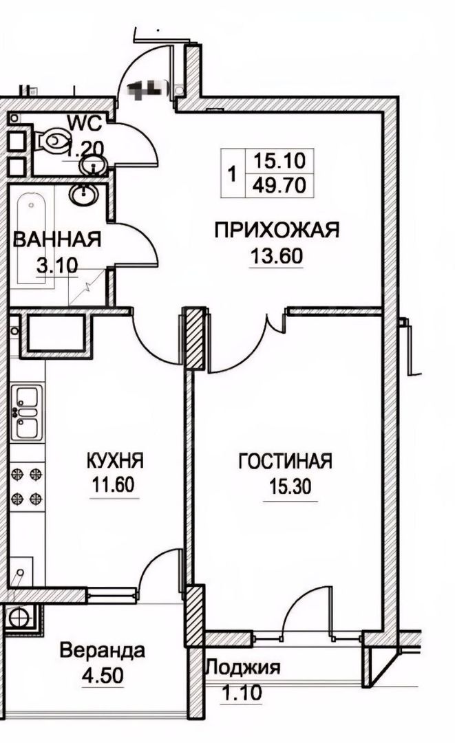 Vânzare, apartament, 2 camere, bd. Dacia, Botanica - Poză 15