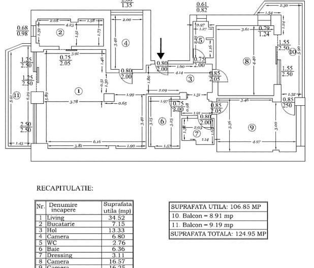 4 CAMERE || PENTRU INVESTITIE || DOMENII - Schiță 33