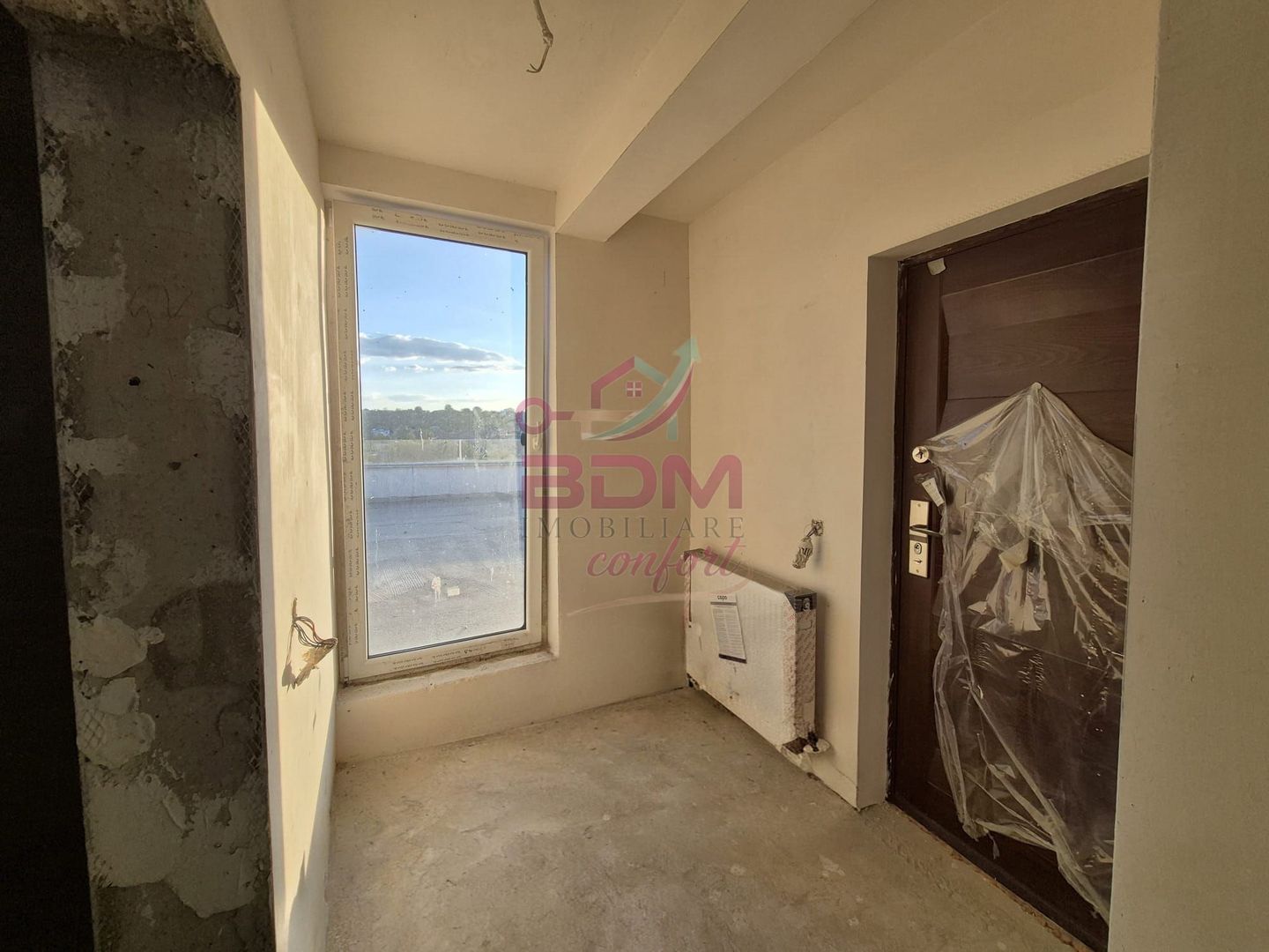 Apartament semifinisat I 3 camere | terasa | zona centrala I parcare - Poză 12