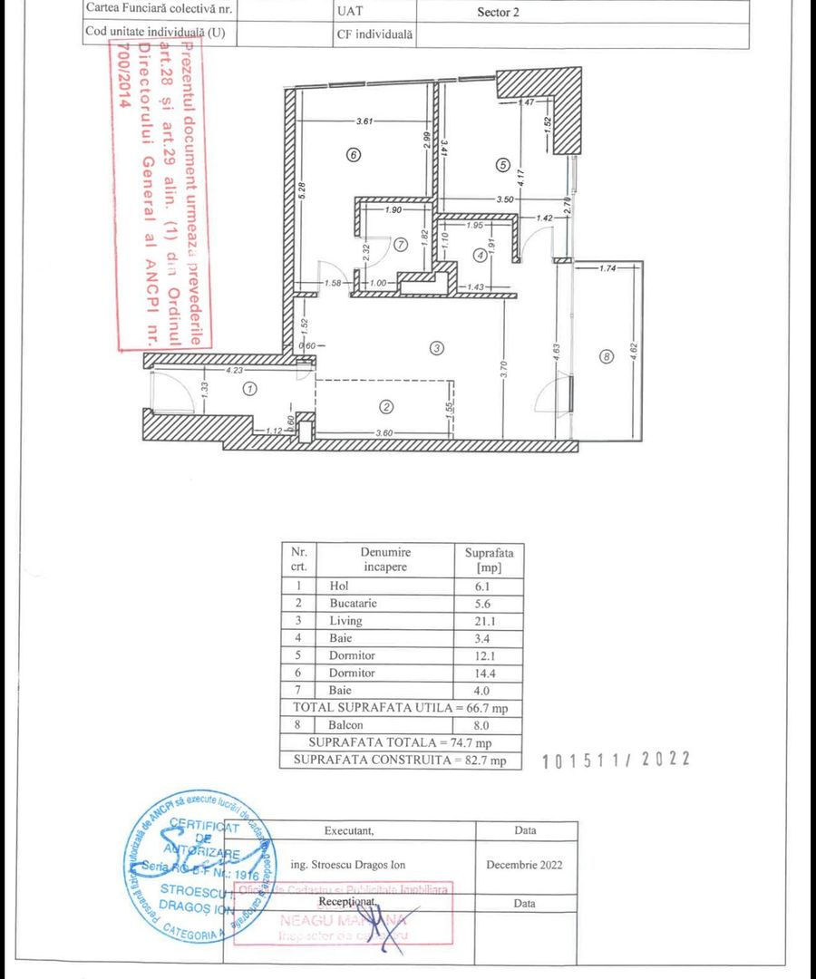 Apartament superb 3 camere I  One Verdi I Vanzare - Poză 11