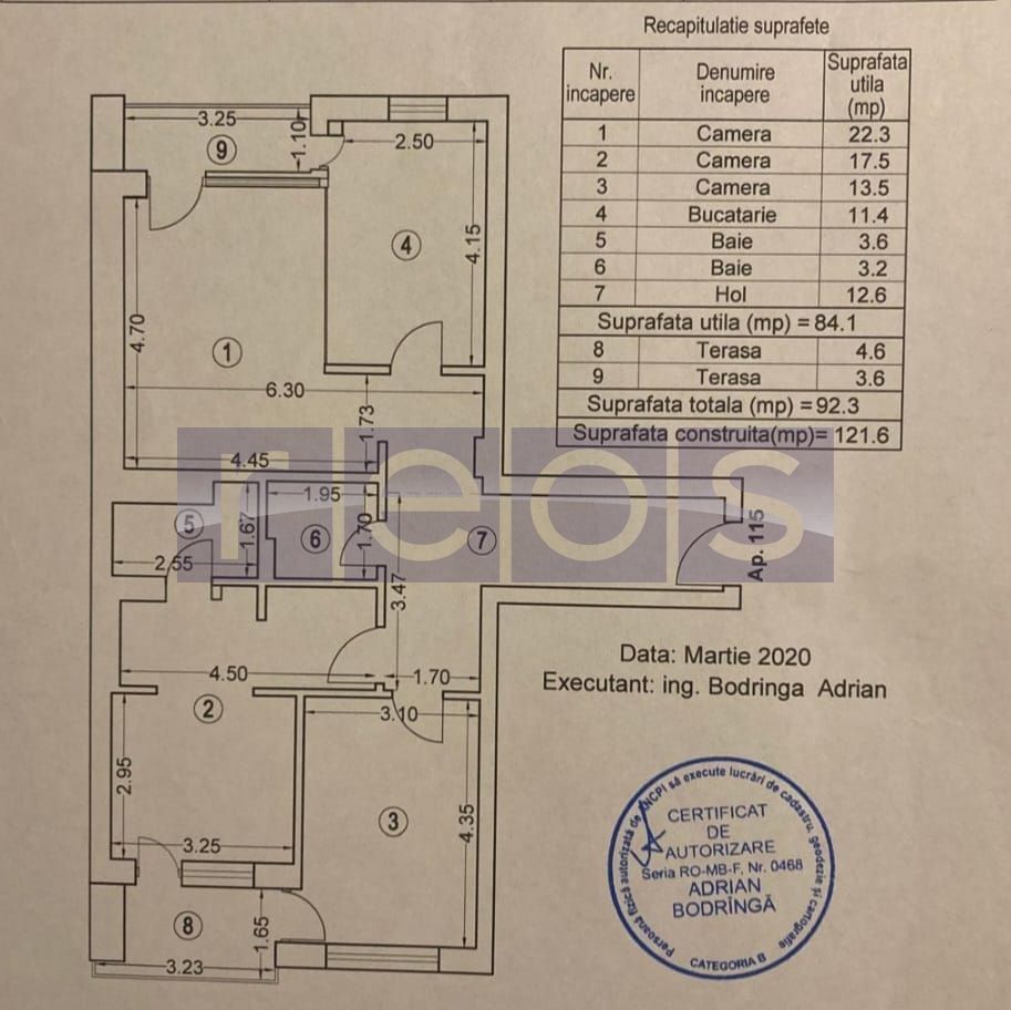 VANZARE -APARTAMENT 3 CAM- CLOUD 9 -AVIATIEI- PIPERA - Poză 9