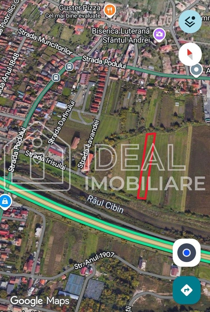 Teren 1.900 mp cu acces drum – oportunitate dezvoltare imobiliară, Sibiu - Poză 1