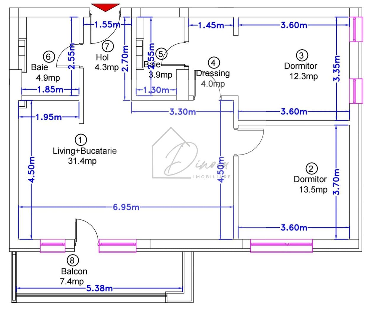 Apartament 3 camere I MTM Pipera Lake I prima inchiriere I loc parcare - Poză 2