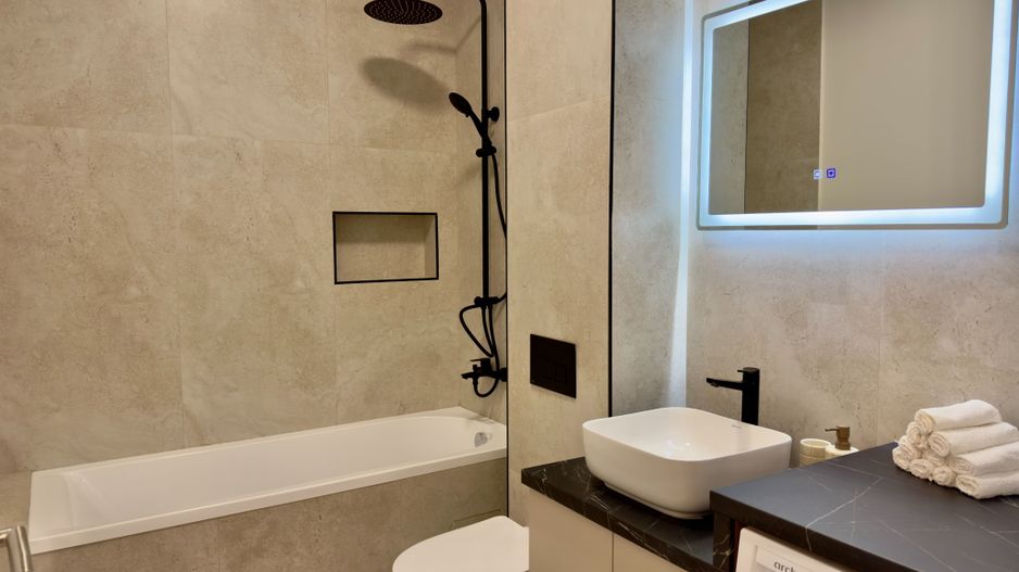 Apartament 3 camere, finisat la cheie, terasă 12.22, aer conditionat - Poză 7