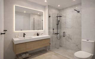 Penthouse 3 camere- 100mp- terasa 76 mp -la cheie- zona Veterani Sibiu - Poză 8