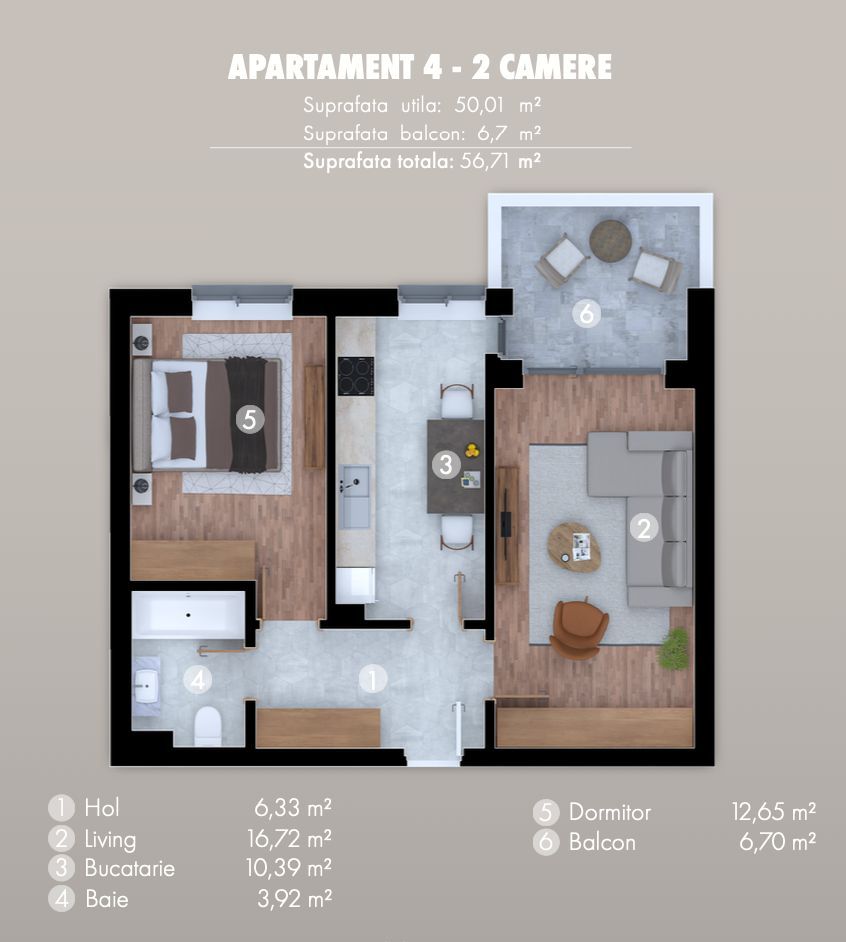 Apartament 2 cam. dec. ideal locuința sau investiție - Poză 1