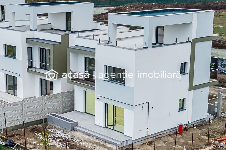 Casă nouă 2025 cu terasă rooftop – 5 camere, design modern, în Gai - Poză 1