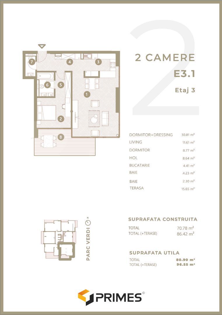 Vânzare apartament, 2 camere - Primes Rahmaninov Collection, București - Poză 8