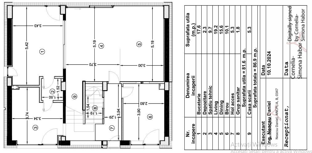 6cam/4dorm,5bai,95mp ampr,425mp teren,garaj,2parc/Voluntari-jud.IF - Poză 6